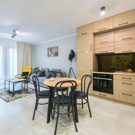 Apartment Waterlane Island - Riverview Pool, & Gym By Downtown Gdansk